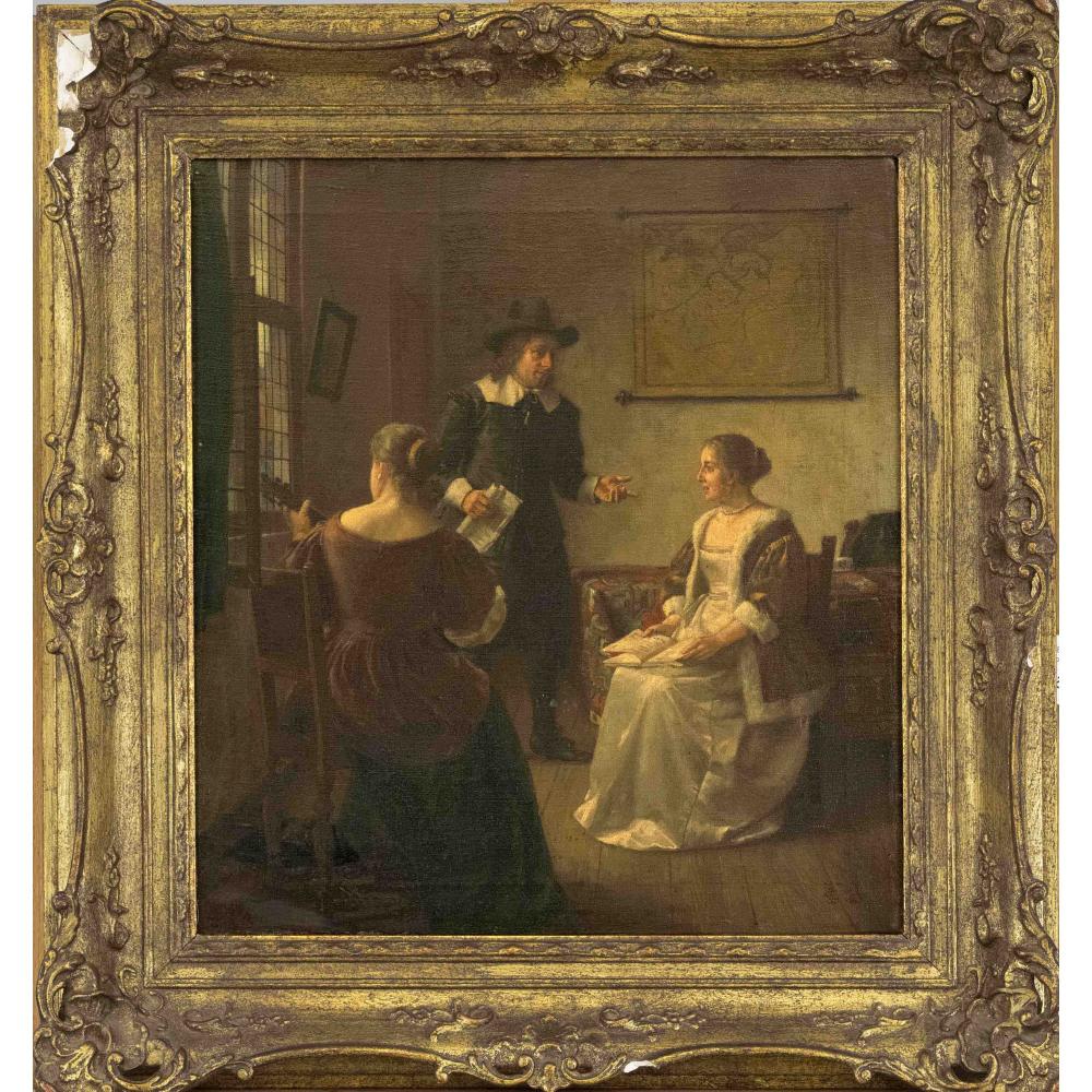 Otto Karl Kirberg comparable auction result: otto karl kirberg 1850 1926 german genr