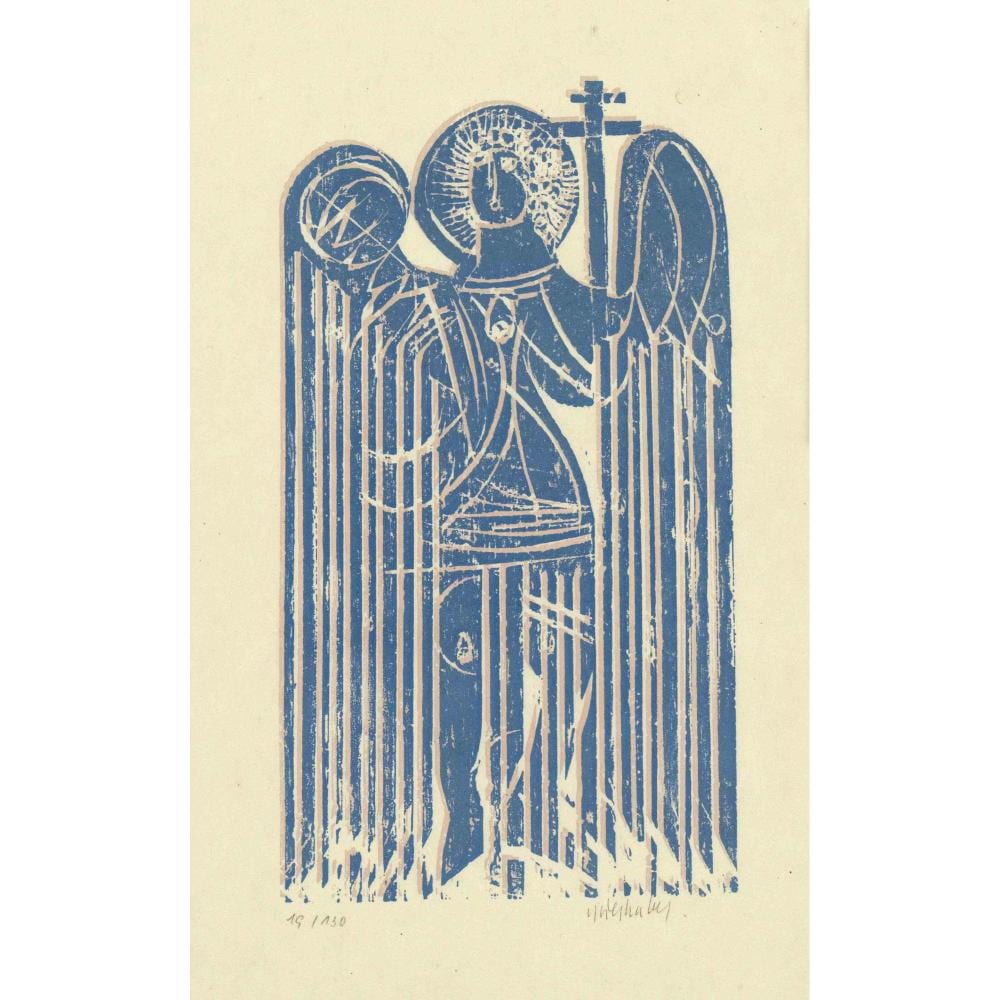 Helmut Grieshaber comparable auction result: hap grieshaber 1909 1981 angel color w