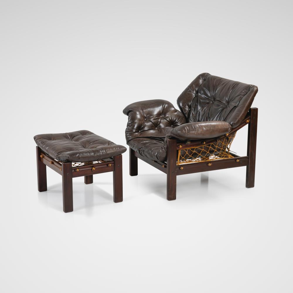 Jean Gillon comparable auction result: jean gillon chair ottoman