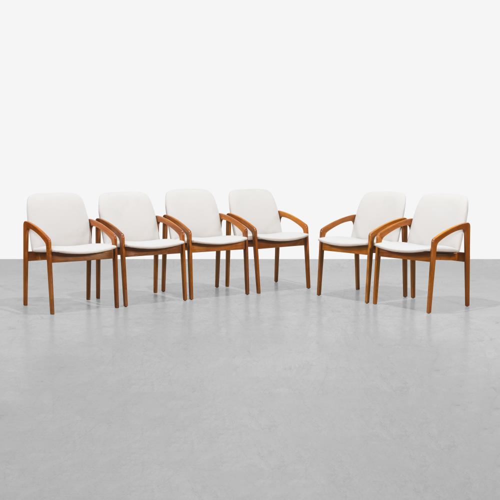 Henning Kjaernulf comparable auction result: henning kjaernulf dining chairs