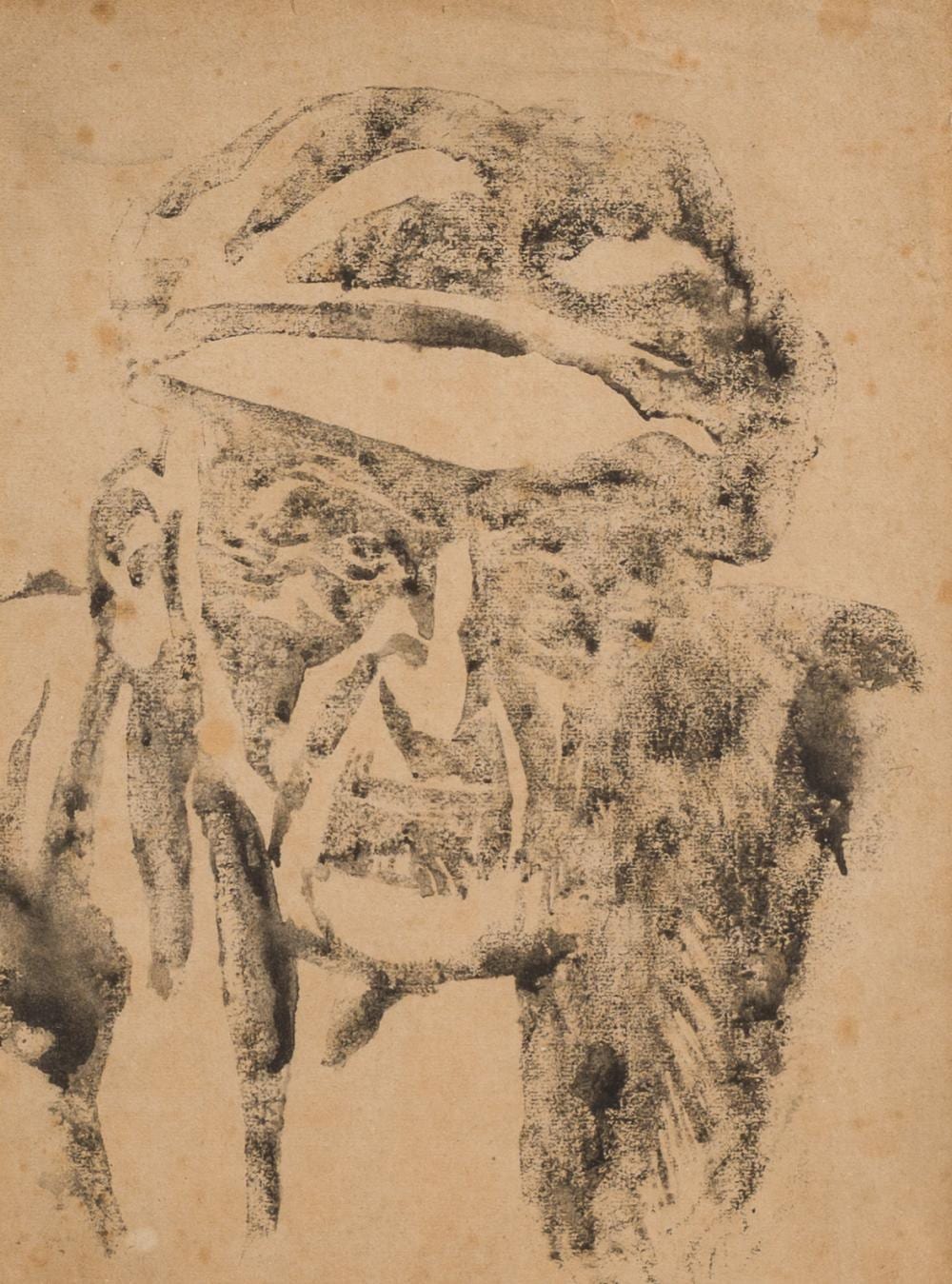 Frits van den Berghe comparable auction result: frits van den berghe 1883 1939 study of a peasant s head print probably dated december 19 11