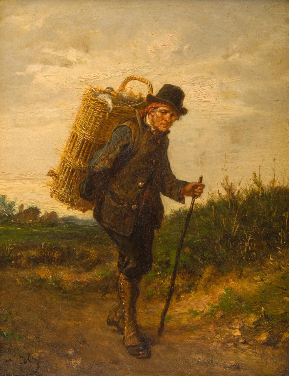 Jan David Col comparable auction result: jan david col 1822 1900 to the market oil on panel