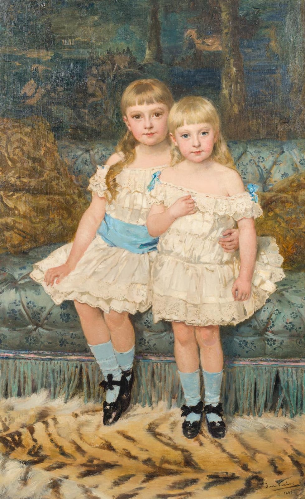 jan frans verhas 1834 1896 two children in an interior oil on canvas dated 1883 · Coronari Auctions · 2026-01-24 Frans Verhas comparable auction result: jan frans verhas 1834 1896 two children in an interior oil on canvas dated 1883