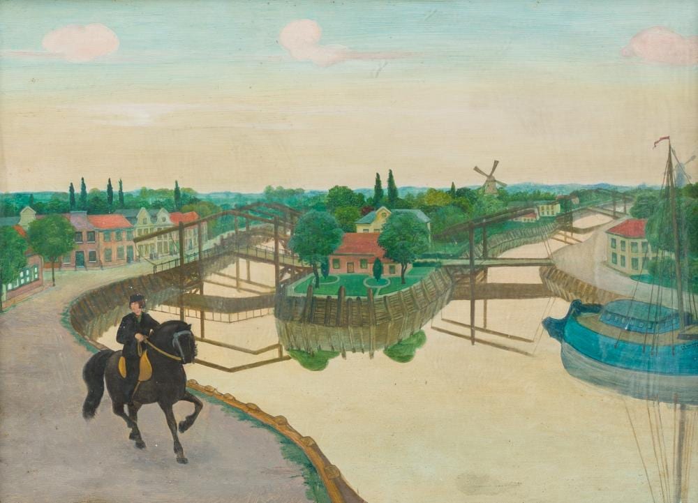 charles doudelet 1861 1938 landscape in holland veere oil on panel dated 1898 · Coronari Auctions · 2026-01-24 Charles Doudelet comparable auction result: charles doudelet 1861 1938 landscape in holland veere oil on panel dated 1898