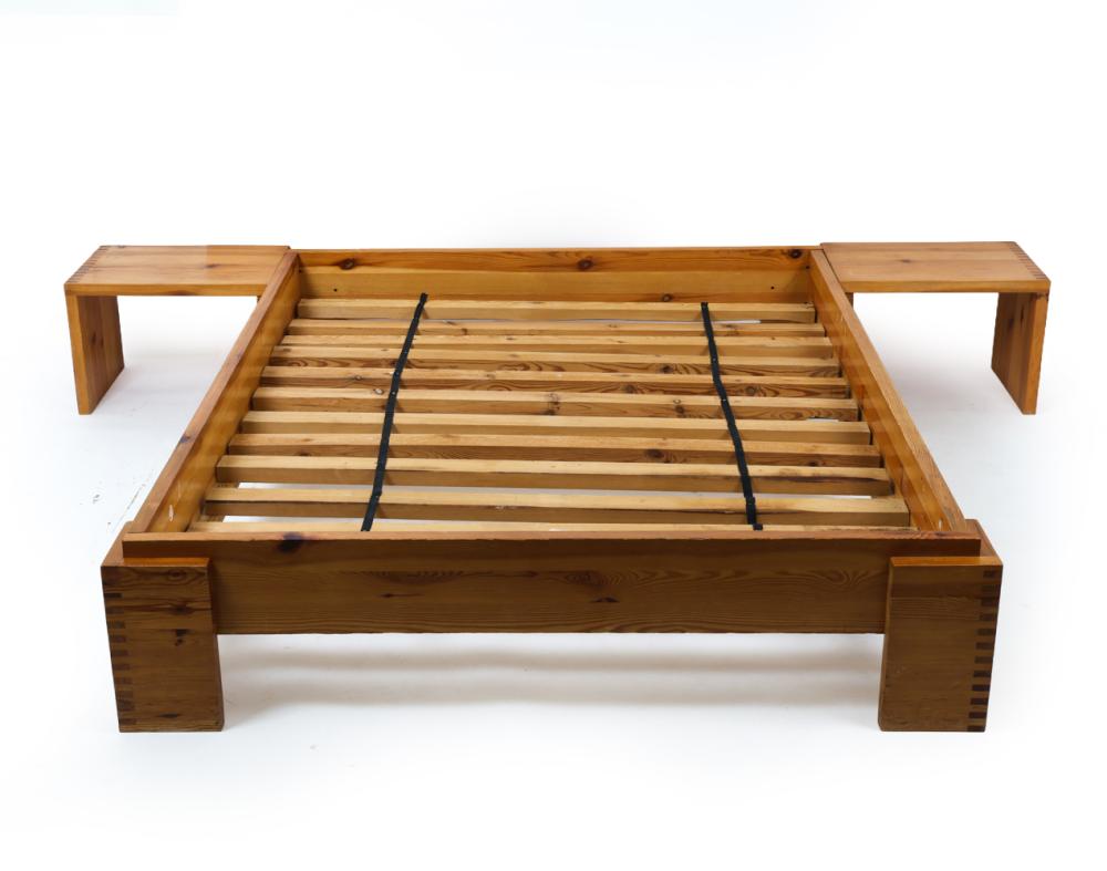 ATE VAN APELDOORN DUCTH PINE QUEEN BED FRAME sold by Westport Auction, lot 15 — auction record photograph