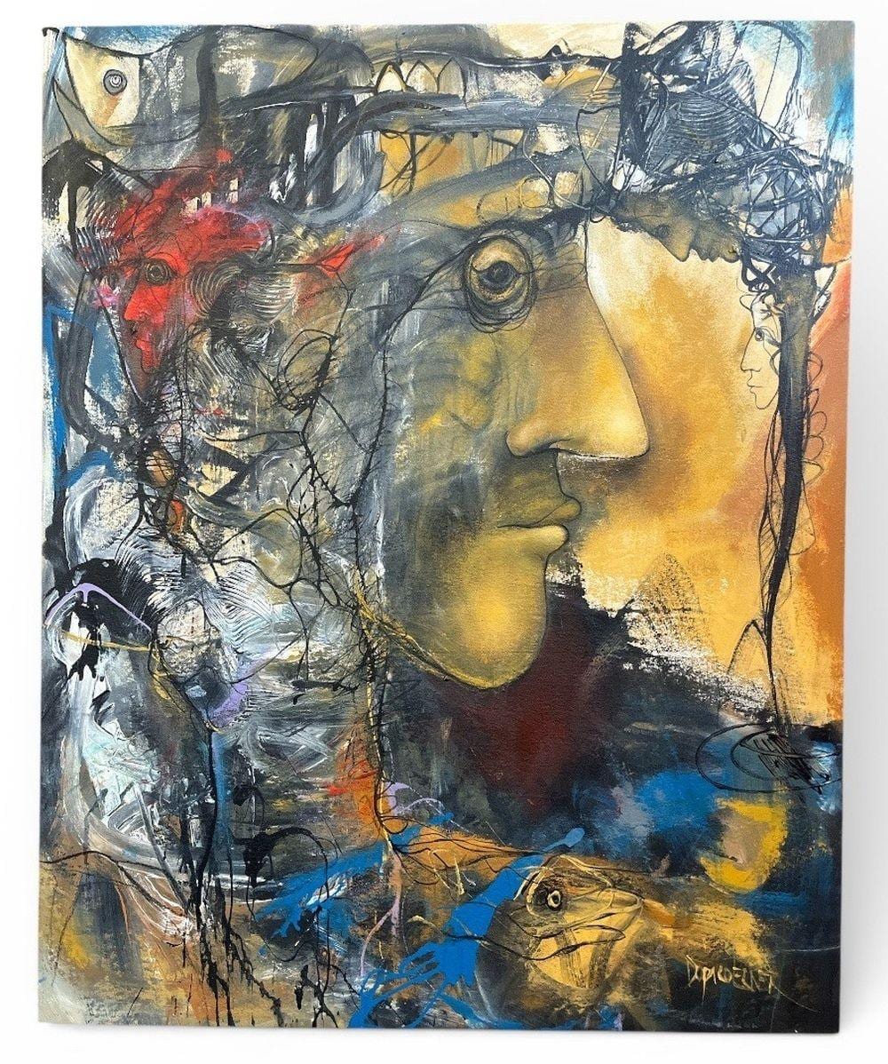 Vicente Dopico Lerner comparable auction result: vicente dopico lerner cuban 1943 2020 metamorfosis painting