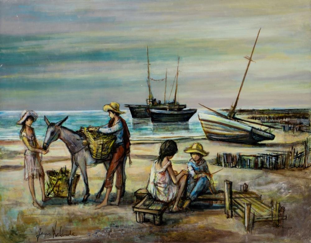 Jacques Lalande comparable auction result: jacques lalande french 1921 2003 oil painting