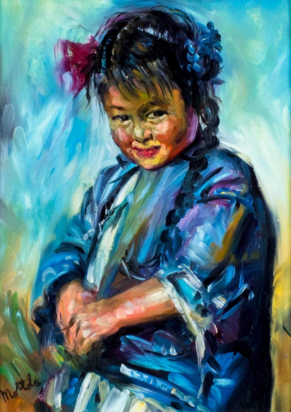 filastro mottola ca nj 1915 2008 oil painting · Broward Auction Gallery LLC · 2026-03-22 Filastro Mottola comparable auction result: filastro mottola ca nj 1915 2008 oil painting