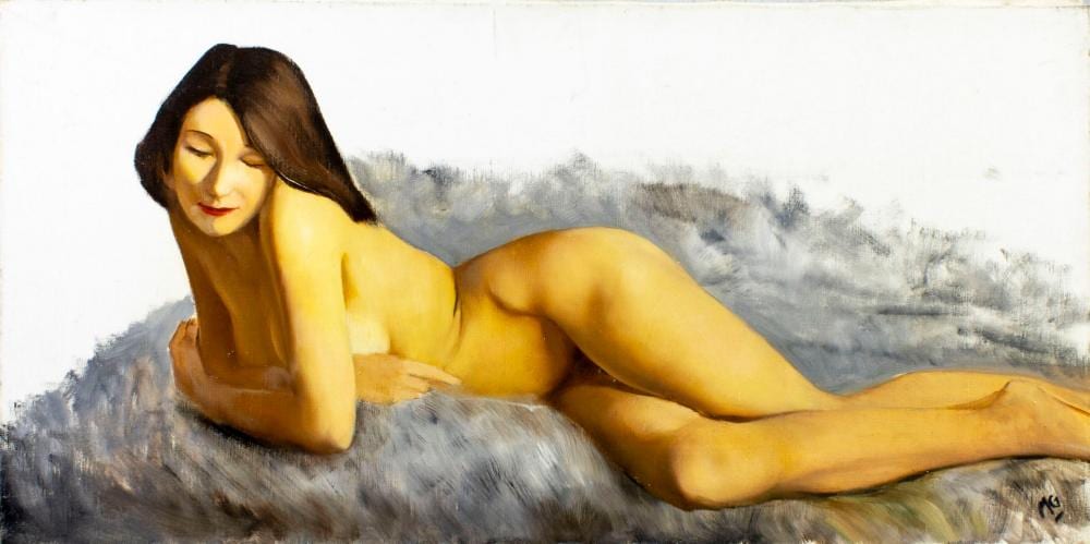 Marc Olivier Gregoire comparable auction result: marc olivier gregoire france 1897 1991 oil painting
