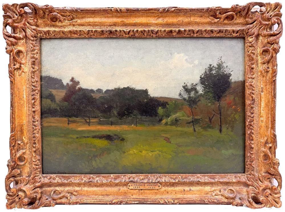 John Francis Murphy comparable auction result: john francis murphy 1853 1921 oil on canvas summer landscape mid july