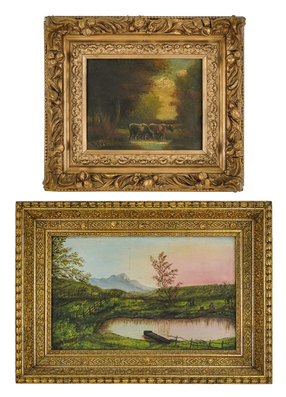 A. Millrose comparable auction result: andrew millrose am 19th c and another landscape