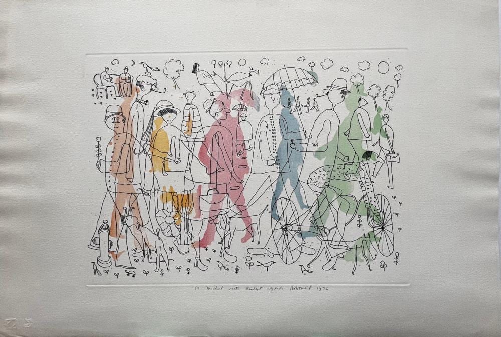 Robert Weil comparable auction result: robert weil untitled lithograph etching