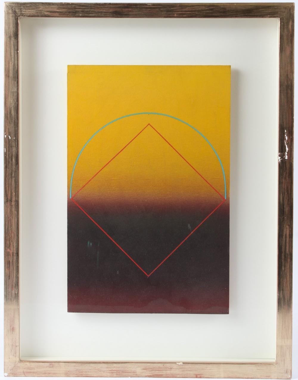 Peter Kalkhof comparable auction result: peter kalkhof 1933 2014 untitled 1989 acrylic on plywood signed verso annely jude gallery label 34 5 x