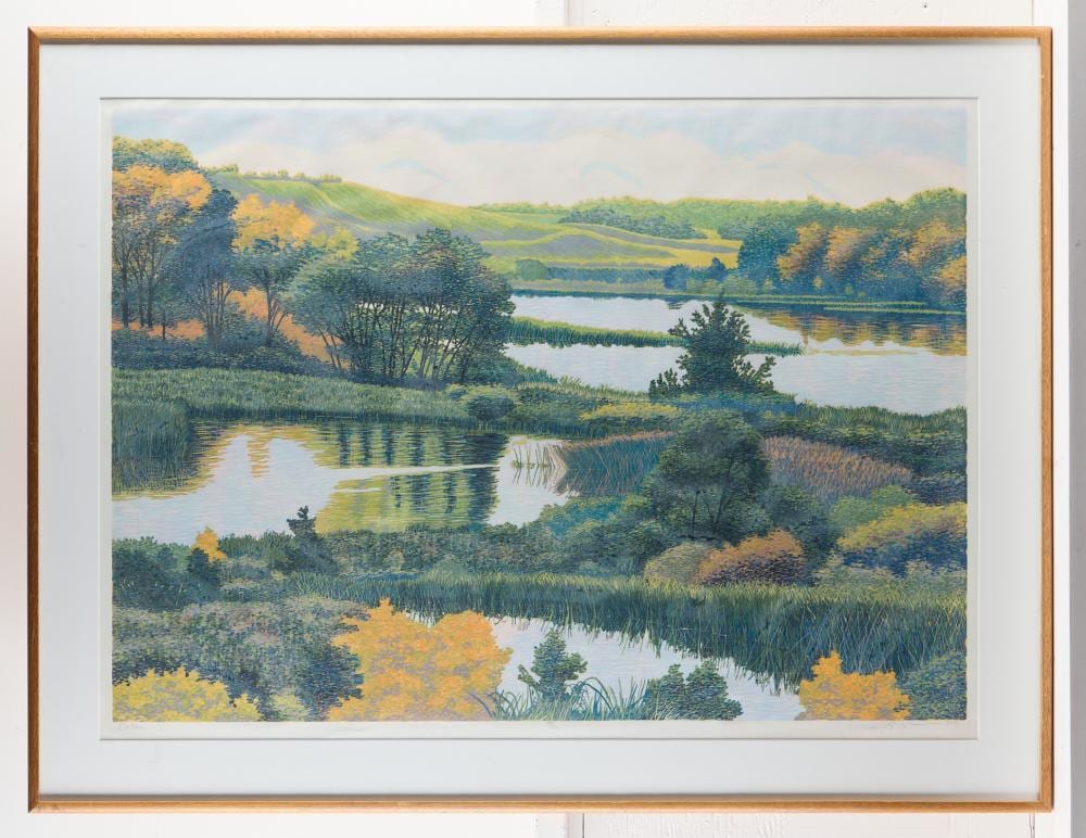 gordon mortensen october woodcut s n · Loon Estates · 2026-01-21 Gordon Mortensen comparable auction result: gordon mortensen october woodcut s n