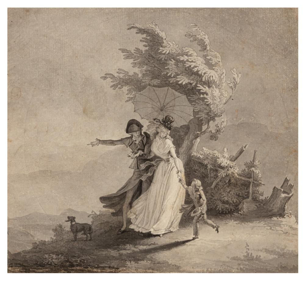 Philibert-Louis Debucourt comparable auction result: philibert louis debucourt french 1755 1832 le coup de vent