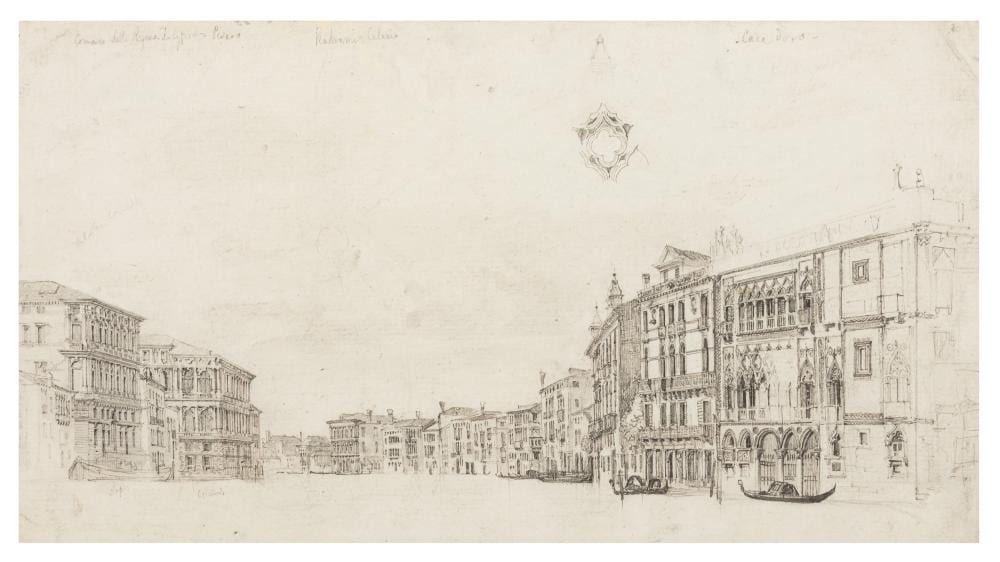 William Wyld comparable auction result: william wyld british 1806 1889 venice the grand canal and the ca d oro