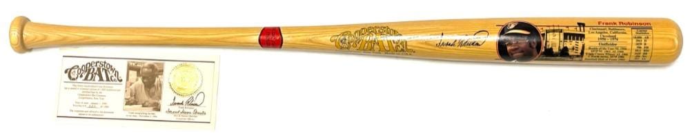 Frank Robinson comparable auction result: frank robinson signed cooperstown limited edition bat