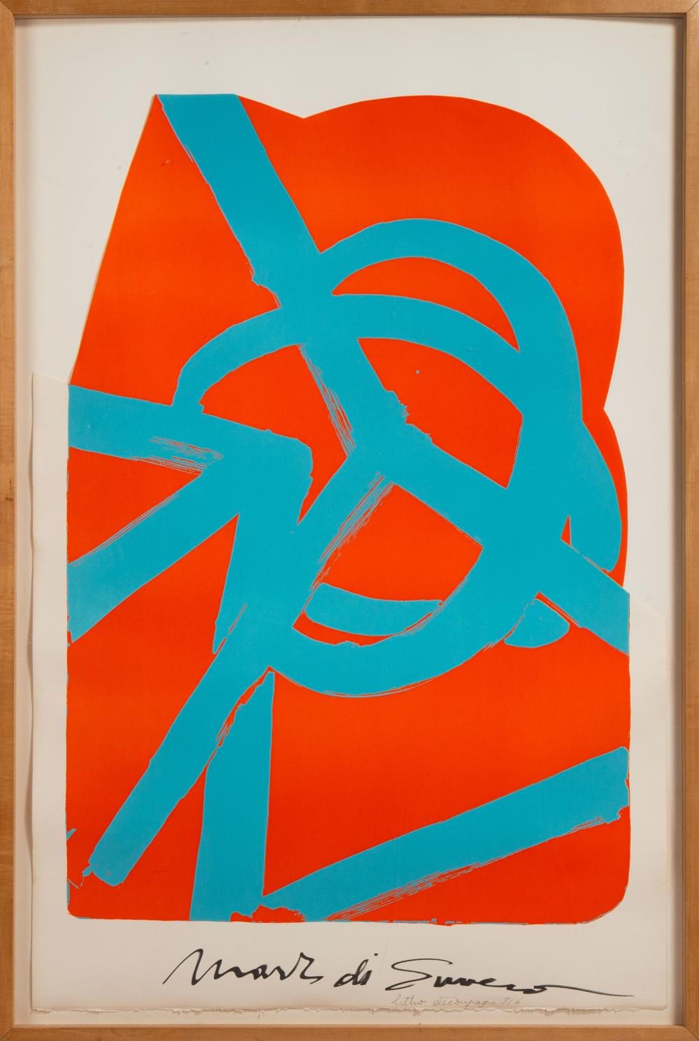 Mark Di Suvero comparable auction result: mark di suvero b 1933 lithograph