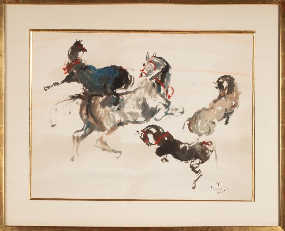 kaiko moti indian 1921 1989 horses 1965 · Cottone Auctions · 2026-01-22 Kaiko Moti comparable auction result: kaiko moti indian 1921 1989 horses 1965