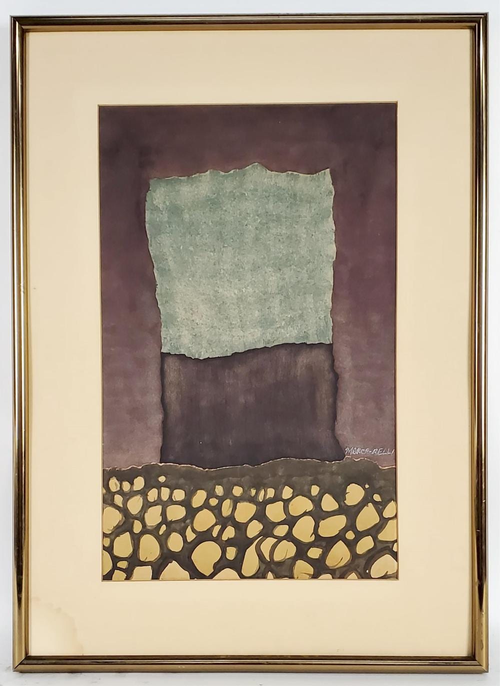 conrad marca relli american 1913 2000 untitled signed marca relli lower right watercolor on paper sight 18 x 11 1 4 framed 24 3 4 x18 · Auction Gallery of the Palm Beaches · 2026-01-17 Conrad Marca-Relli comparable auction result: conrad marca relli american 1913 2000 untitled signed marca relli lower right watercolor on paper sight 18 x 11 1 4 framed 24 3 4 x18