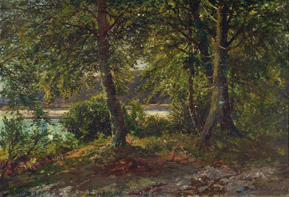 Karl Lorenz Rettich comparable auction result: karl lorenz rettich 1841 rosenhagen 1904 l beck