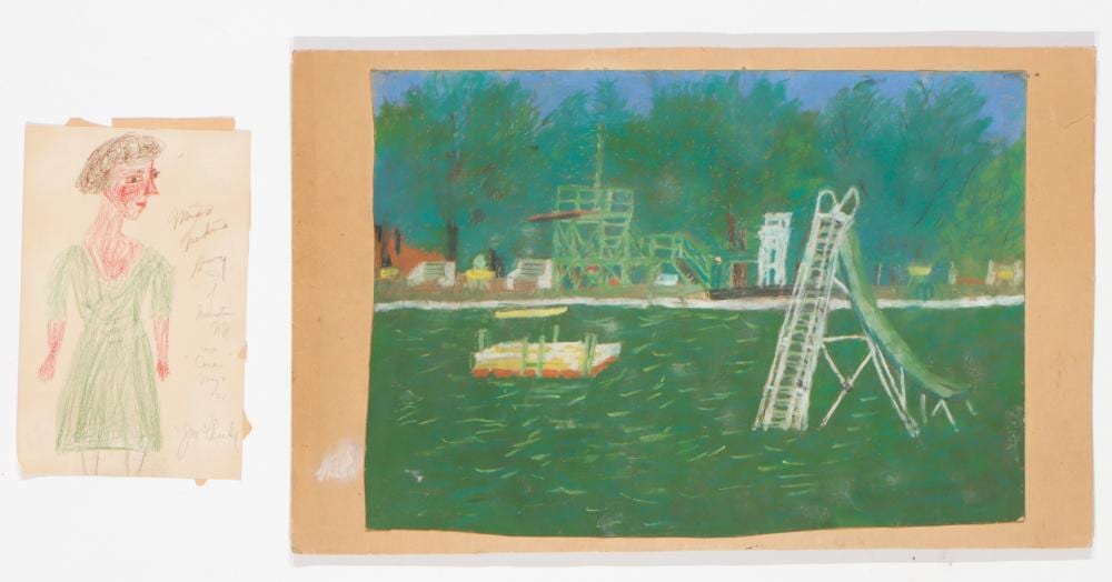 Justin McCarthy comparable auction result: justin mccarthy american 1892 1977 2 pieces
