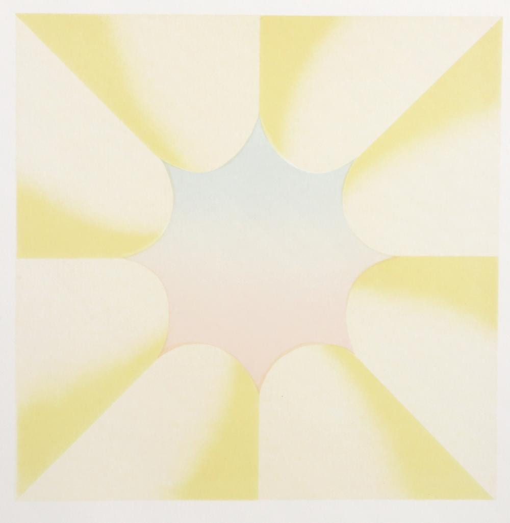 Judy Chicago comparable auction result: judy chicago through the flower twice lithograph