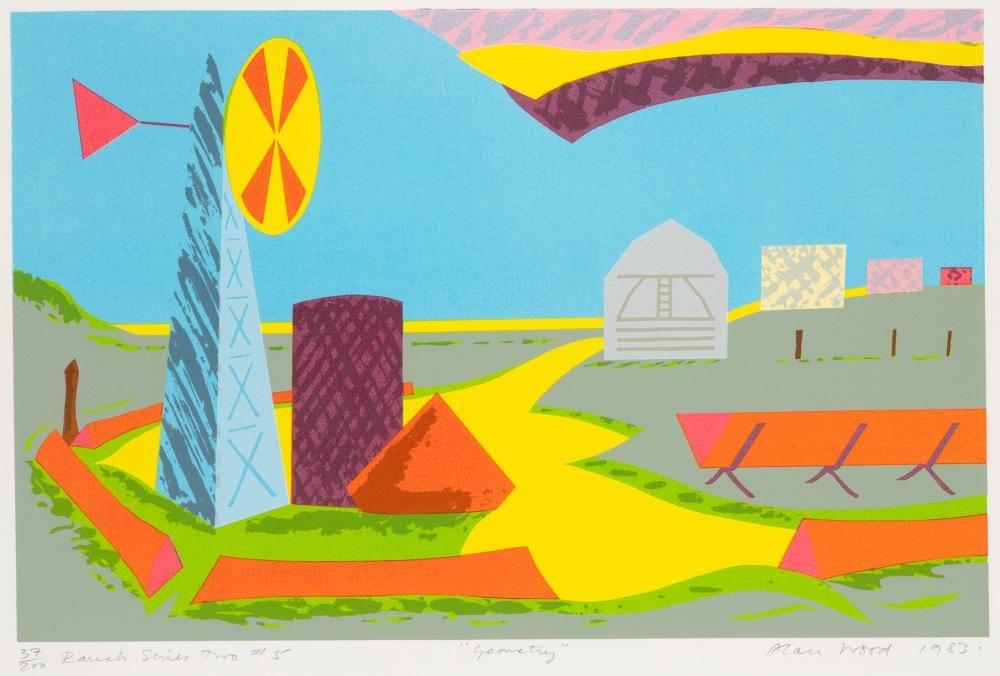alan wood geometry · Saskatchewan Network for Art Collecting · 2026-02-01 Alan Wood comparable auction result: alan wood geometry
