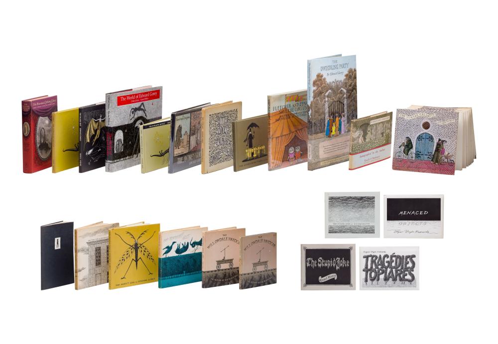 edward gorey american 1922 2000 book and postcard assortment · Leonard Auction · 2026-01-27 Edward Gorey comparable auction result: edward gorey american 1922 2000 book and postcard assortment