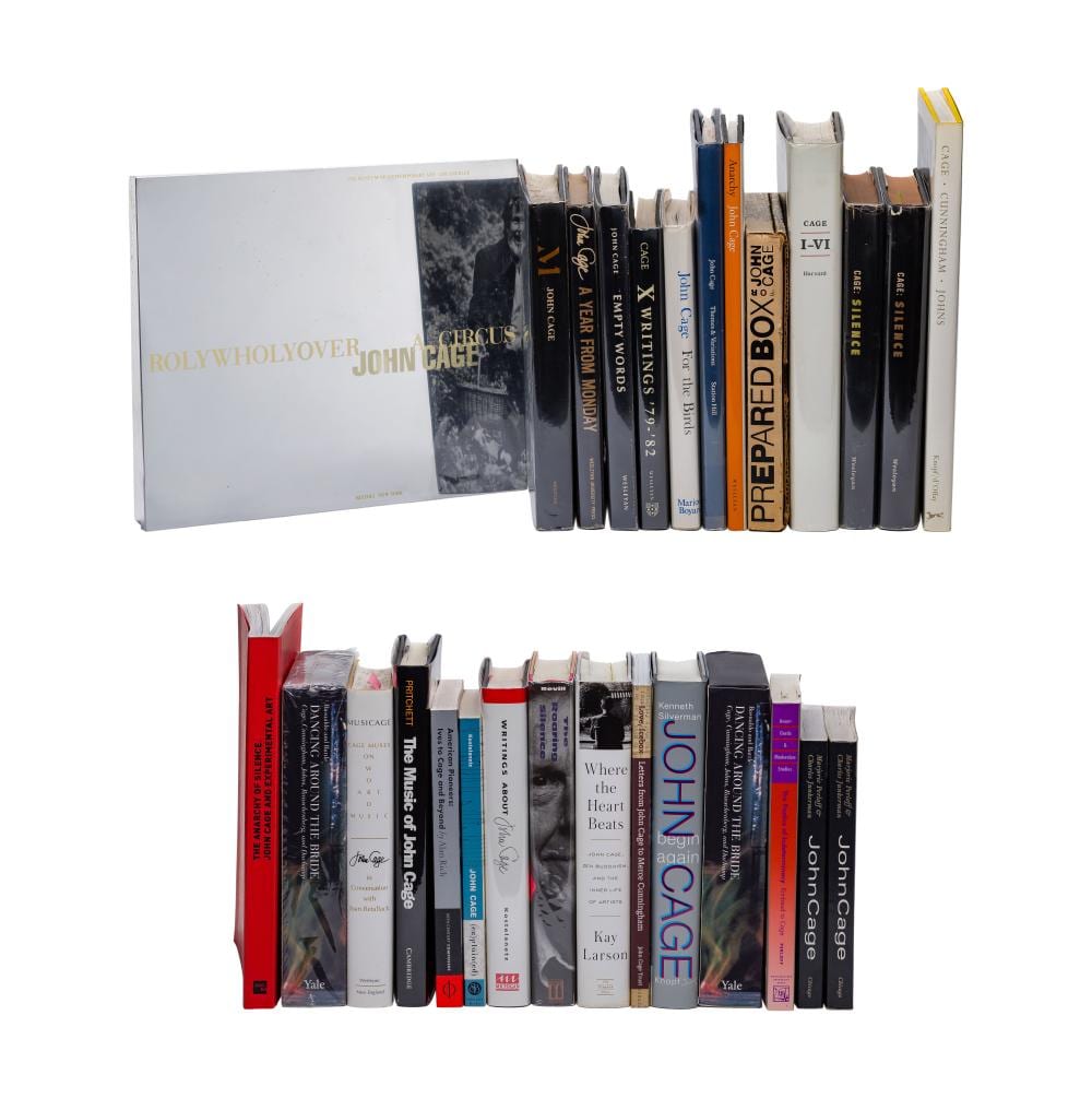 john cage american 1912 1992 book assortment · Leonard Auction · 2026-01-27 John Cage comparable auction result: john cage american 1912 1992 book assortment