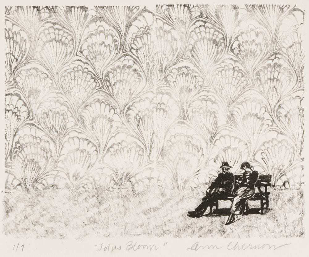 Ann Chernow comparable auction result: ann chernow lotus bloom