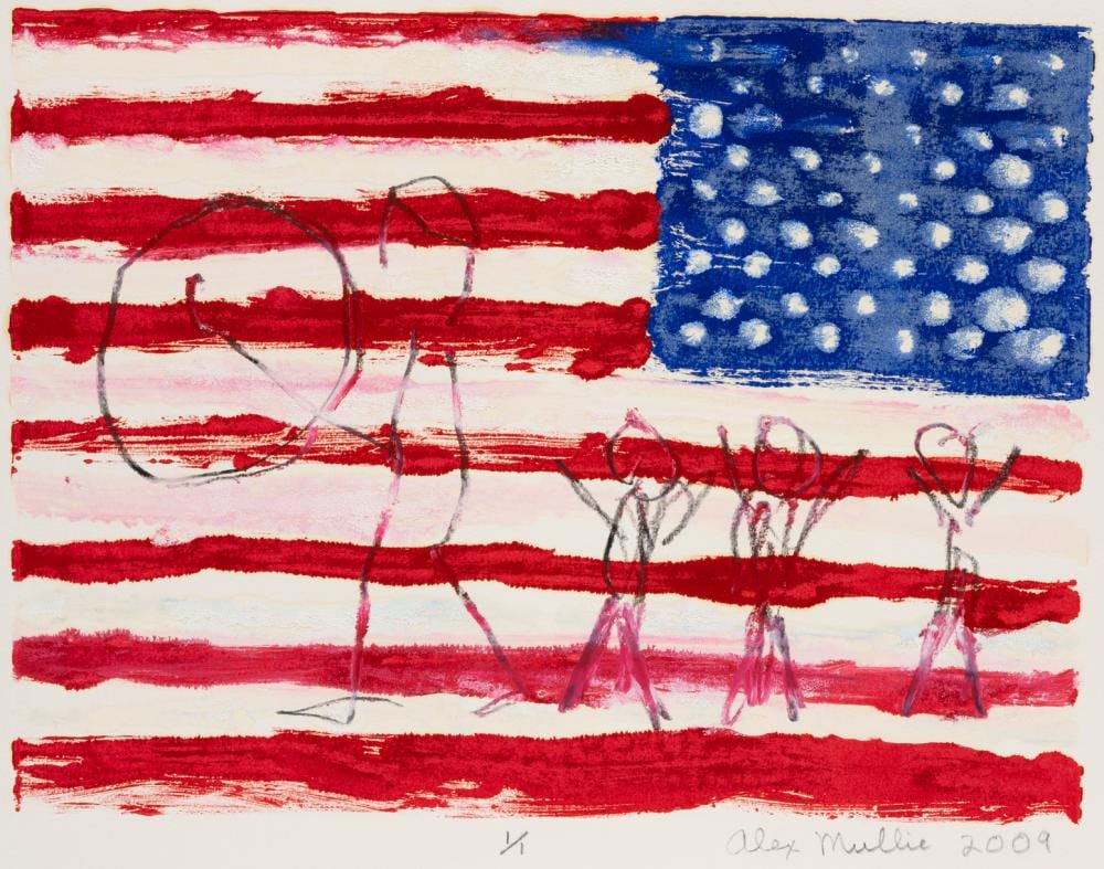 Alex Mullie comparable auction result: alex mullie stars and stripes
