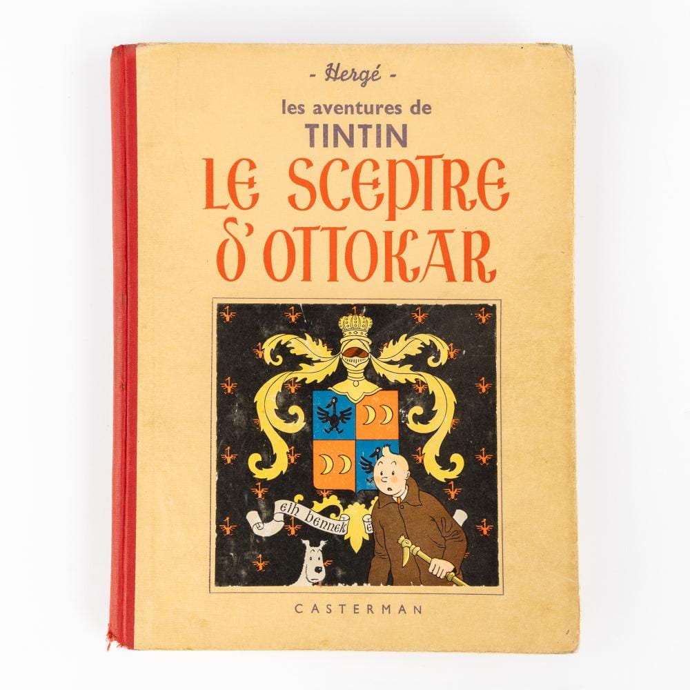herg les aventures de tintin le scepter d ottakar first edition 1939 · Flanders Auctions · 2026-02-03 Georges (1907) Rémy comparable auction result: herg les aventures de tintin le scepter d ottakar first edition 1939