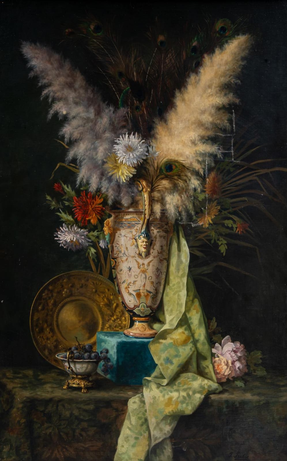 jean baptiste robie 1821 1910 still life with a flower vase 1899 oil on canvas 140 x 90 cm 55 11 x 35 42 in frame 157 x 107 cm 61 81 x 42 13 in · Carlo Bonte Auctions · 2026-02-10 Jean-Baptiste Robie comparable auction result: jean baptiste robie 1821 1910 still life with a flower vase 1899 oil on canvas 140 x 90 cm 55 11 x 35 42 in frame 157 x 107 cm 61 81 x 42 13 in