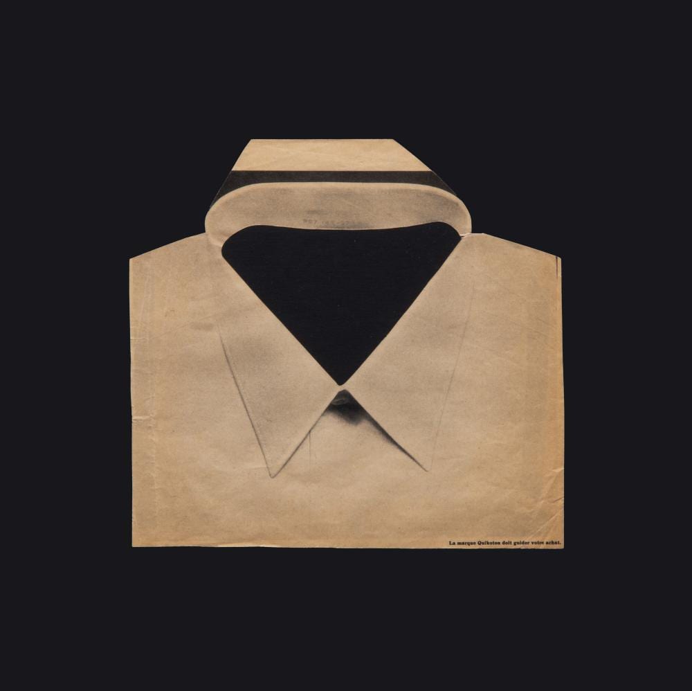 Marcel Mariën comparable auction result: marcel mari n 1920 1993 chemise collage 22 x 23 5 cm 8 66 x 9 1 4 in frame 44 5 x 44 5 cm 17 51 x 17 51 in