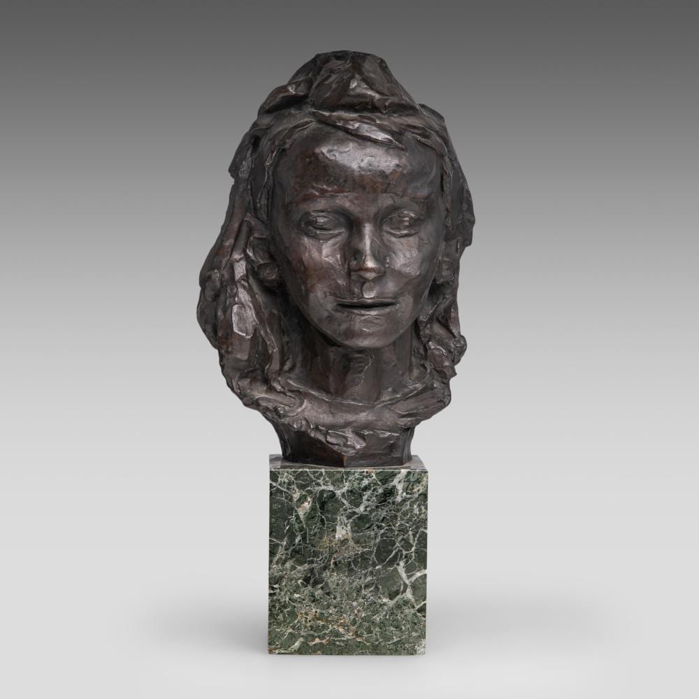 rik wouters 1882 1916 portrait of dia beets 1915 n 8 12 patinated bronze foundry stamp of petermann brussels h 31 cm · Carlo Bonte Auctions · 2026-02-10 Rik Wouters comparable auction result: rik wouters 1882 1916 portrait of dia beets 1915 n 8 12 patinated bronze foundry stamp of petermann brussels h 31 cm