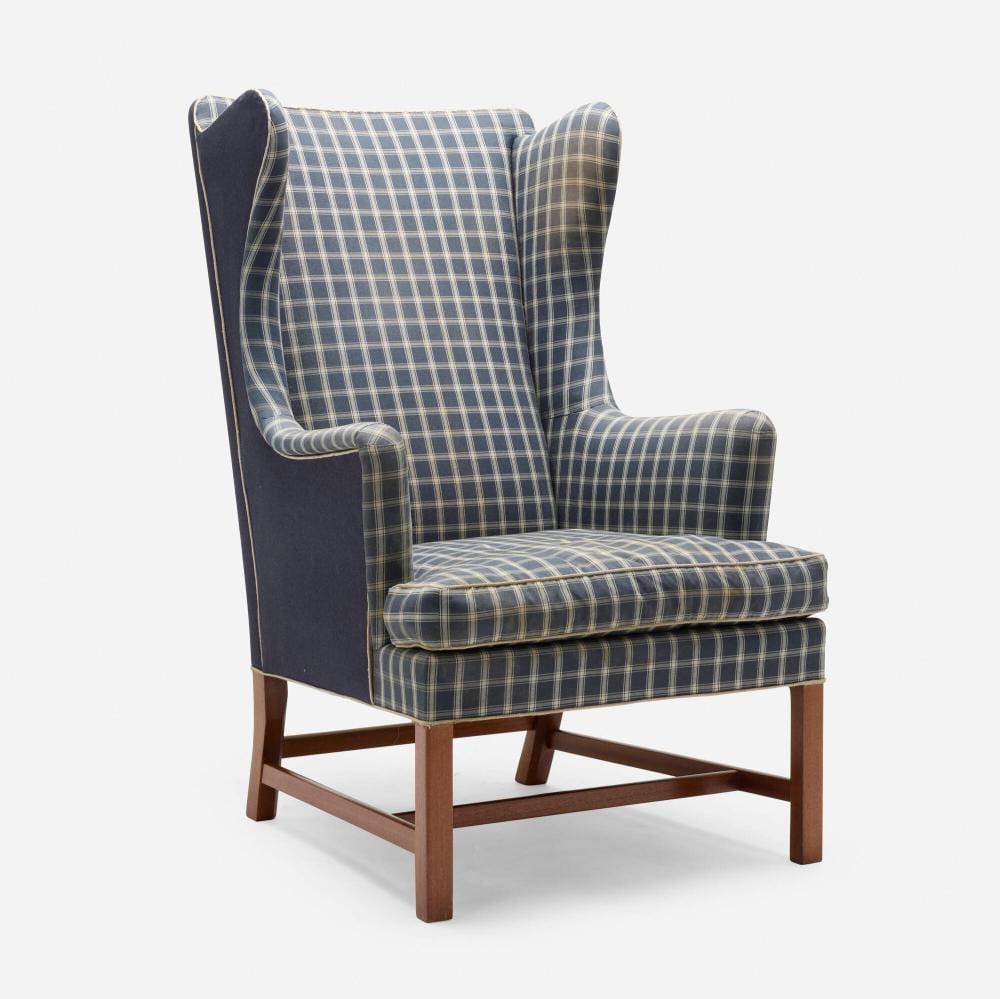 Kaare Klint comparable auction result: kaare klint wingback easy chair model 6212