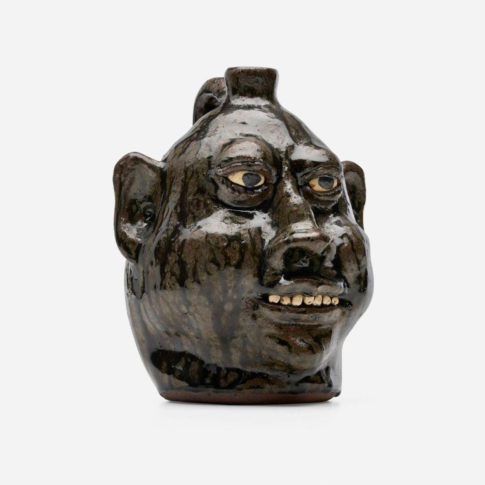 Lanier Meaders comparable auction result: lanier meaders face jug