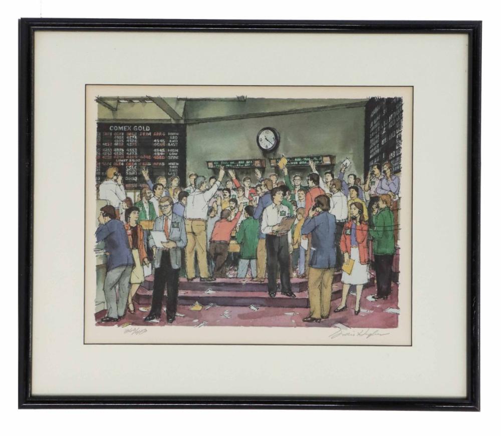 Ardis Hughes comparable auction result: ardis hughes 1912 2009 american signed and numbered lithograph