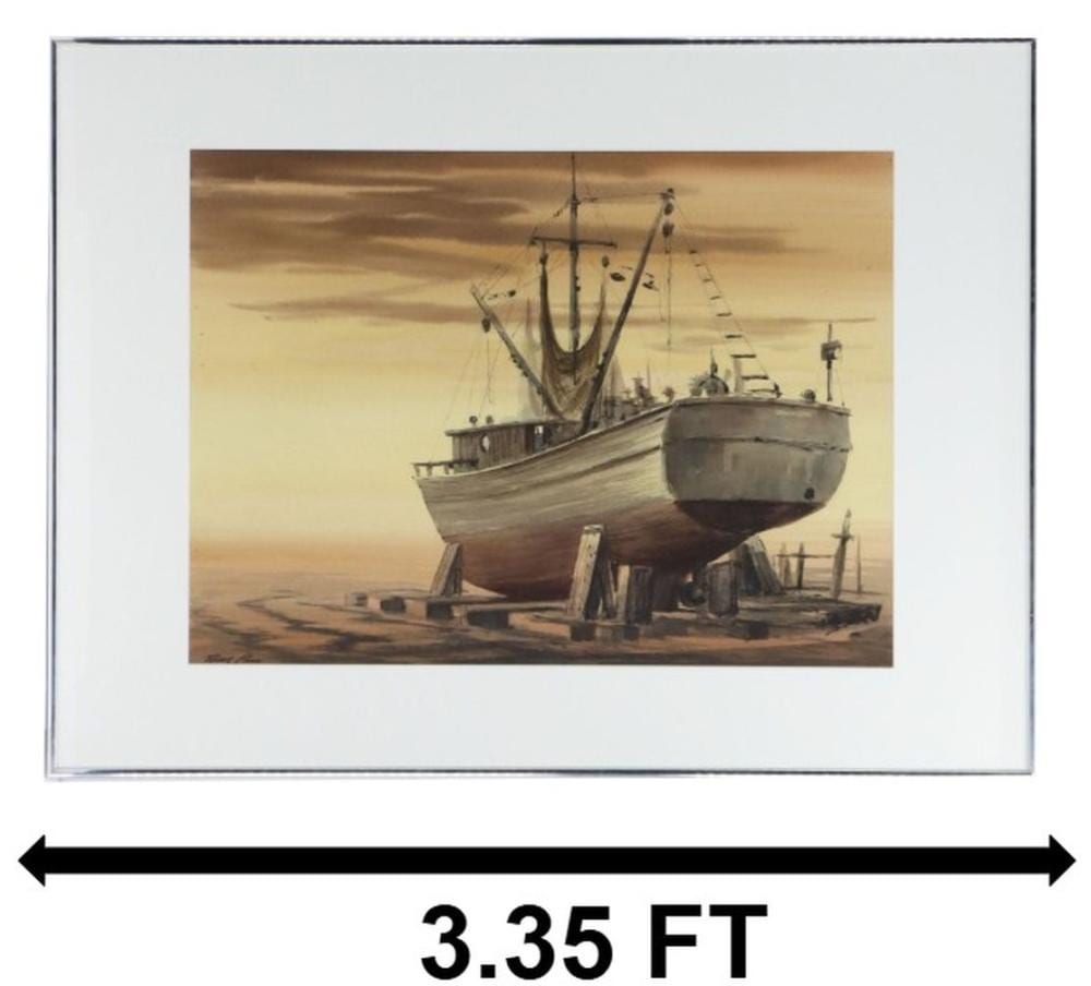 Robert Chase comparable auction result: robert chase 1919 2014 american large original watercolor on paper