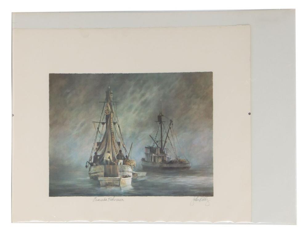 John Kelly comparable auction result: john kelly born 1939 scottish american maritime lithograph
