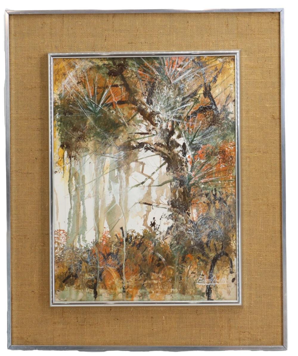 Lee Reynolds comparable auction result: lee reynolds burr 1936 2017 american oil on canvas