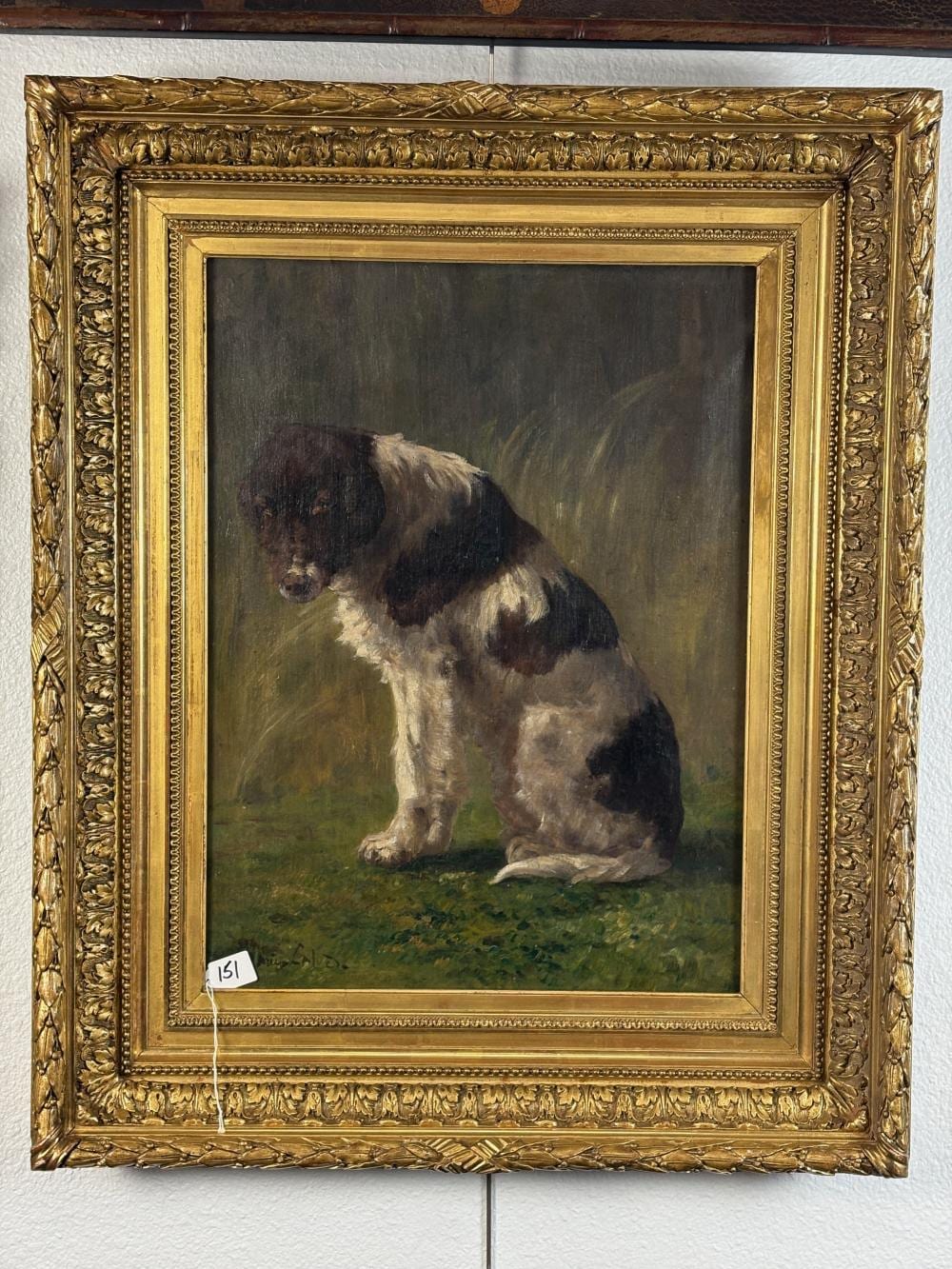Marie Calves comparable auction result: marie calves original oil painting lonely boy