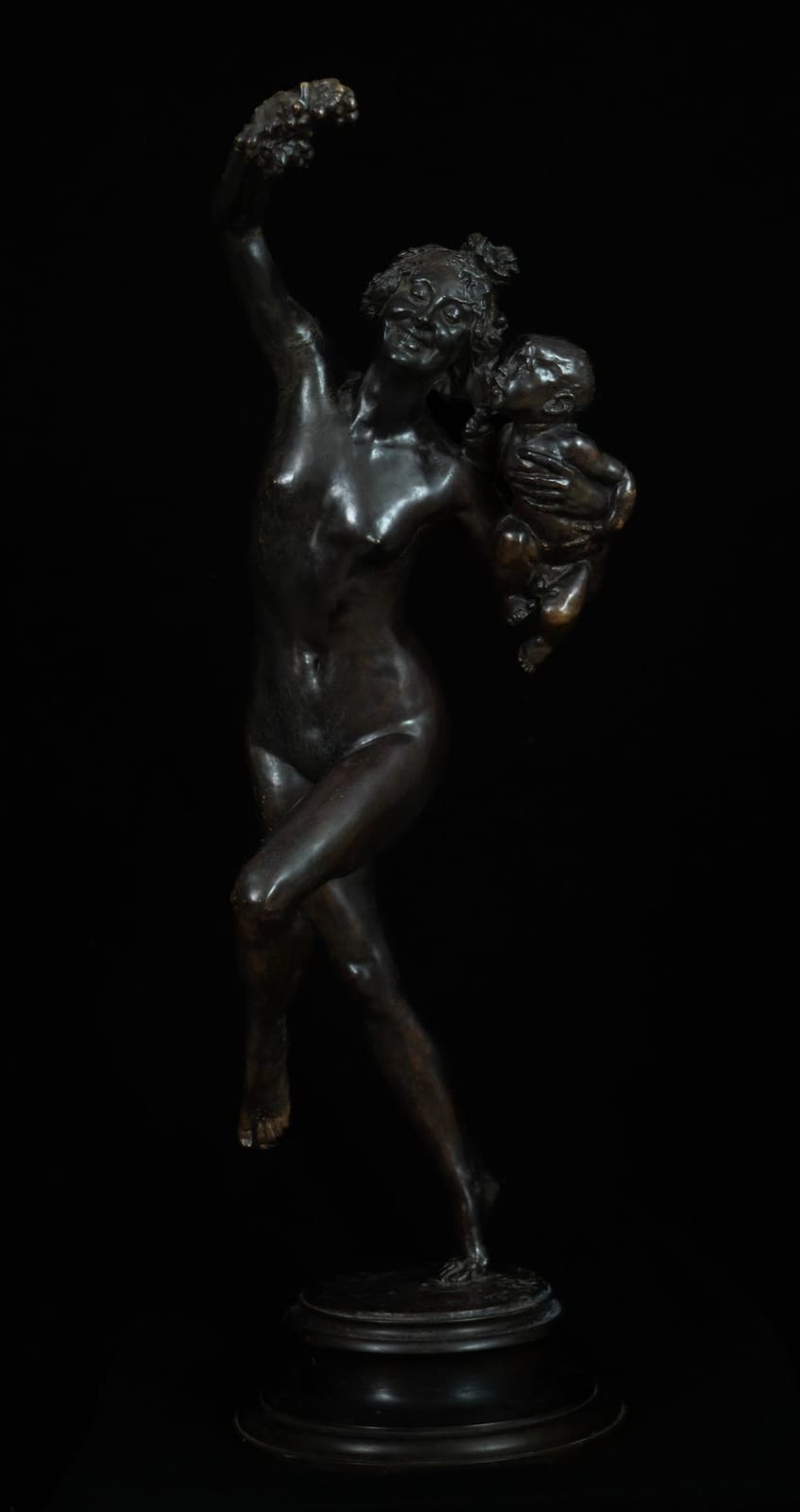 Frederick William McMonnies comparable auction result: frederick w macmonnies am 1863 1937 bacchante and infant faun 1894 bronze