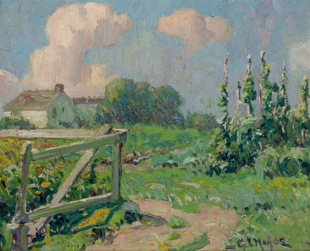 George L. Noyes comparable auction result: george l noyes am 1864 1954 annisquam oil on canvas laid to panel framed