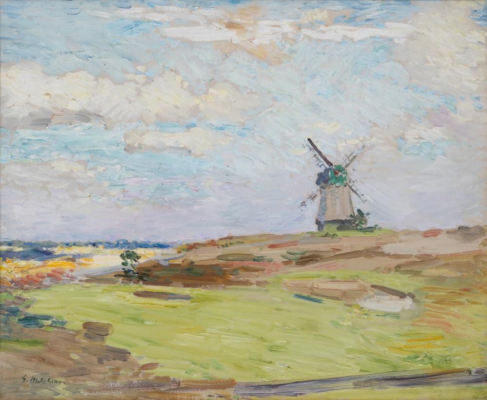 gari melchers am 1860 1932 national golf links oil on canvas framed · Barridoff Auctions · 2026-01-24 Gari Melchers comparable auction result: gari melchers am 1860 1932 national golf links oil on canvas framed