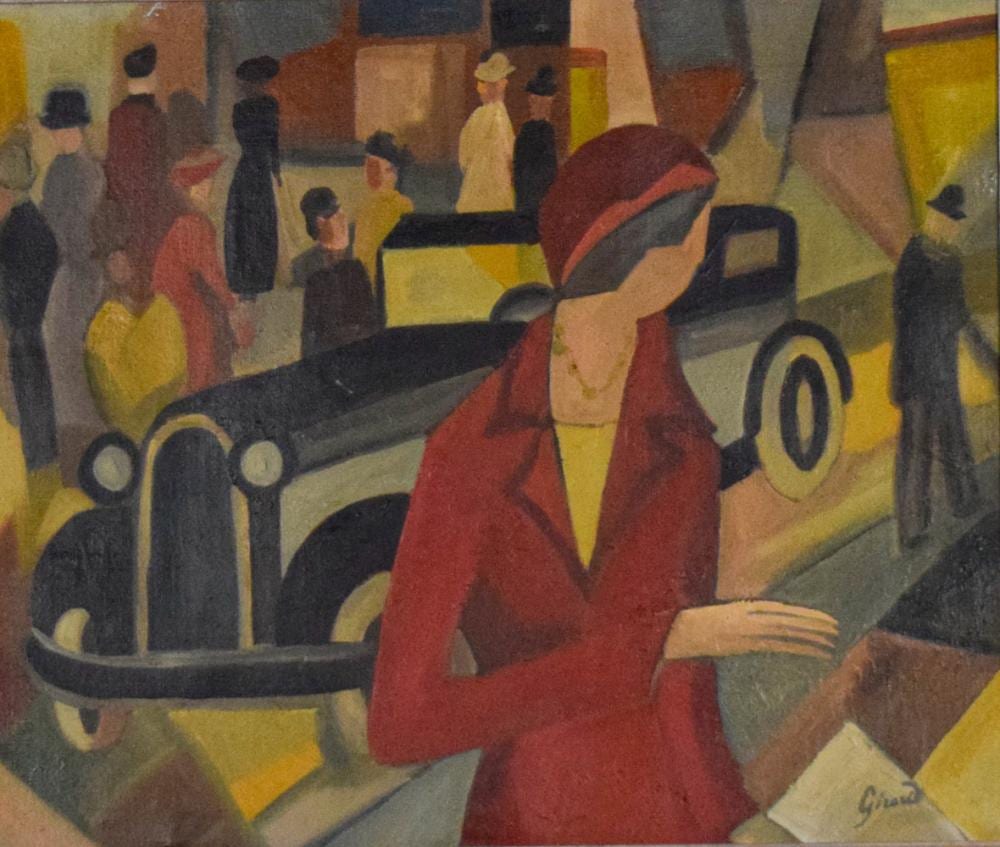 georges girard oil on canvas street scene · Willow Auction House · 2026-01-27 Georges Girard comparable auction result: georges girard oil on canvas street scene