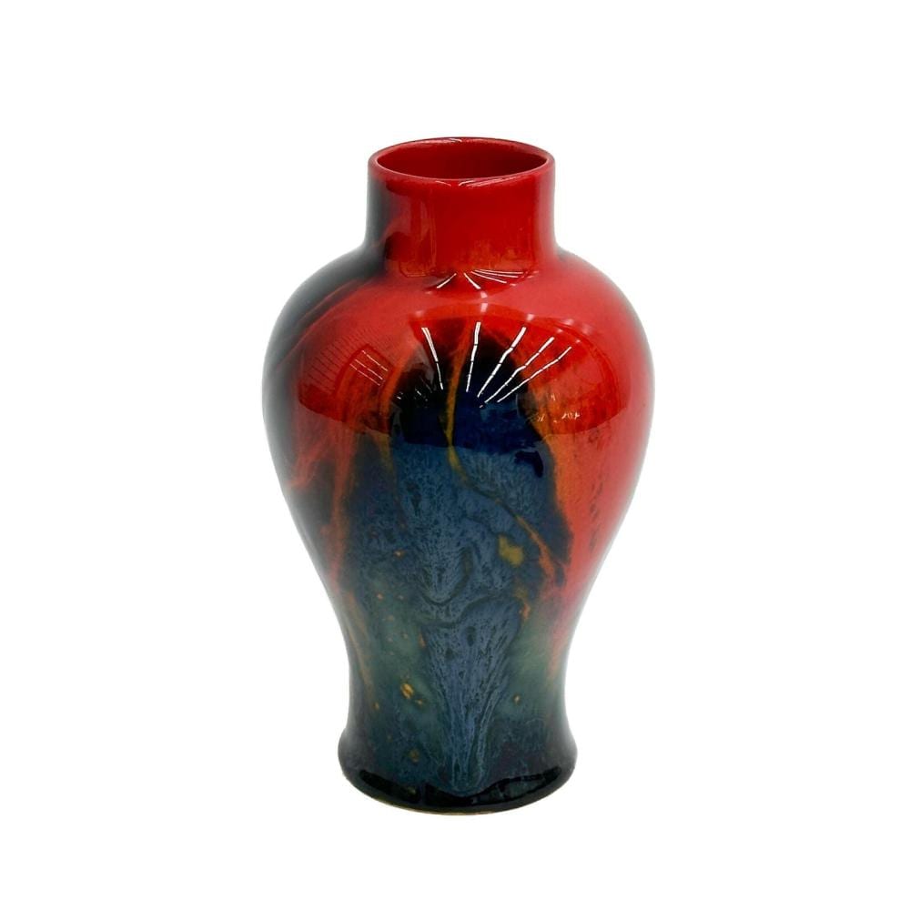 Fred Moore comparable auction result: royal doulton england flambe sung ware porcelain vase by fred moore