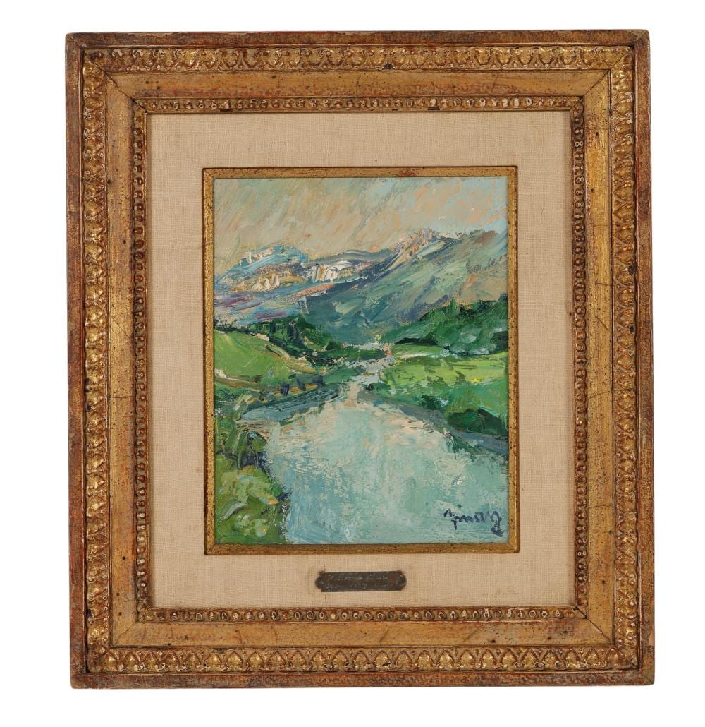 jean vinay 1907 1978 landscape valley oil painting · Hill Auction Gallery · 2026-01-28 Jean Vinay comparable auction result: jean vinay 1907 1978 landscape valley oil painting