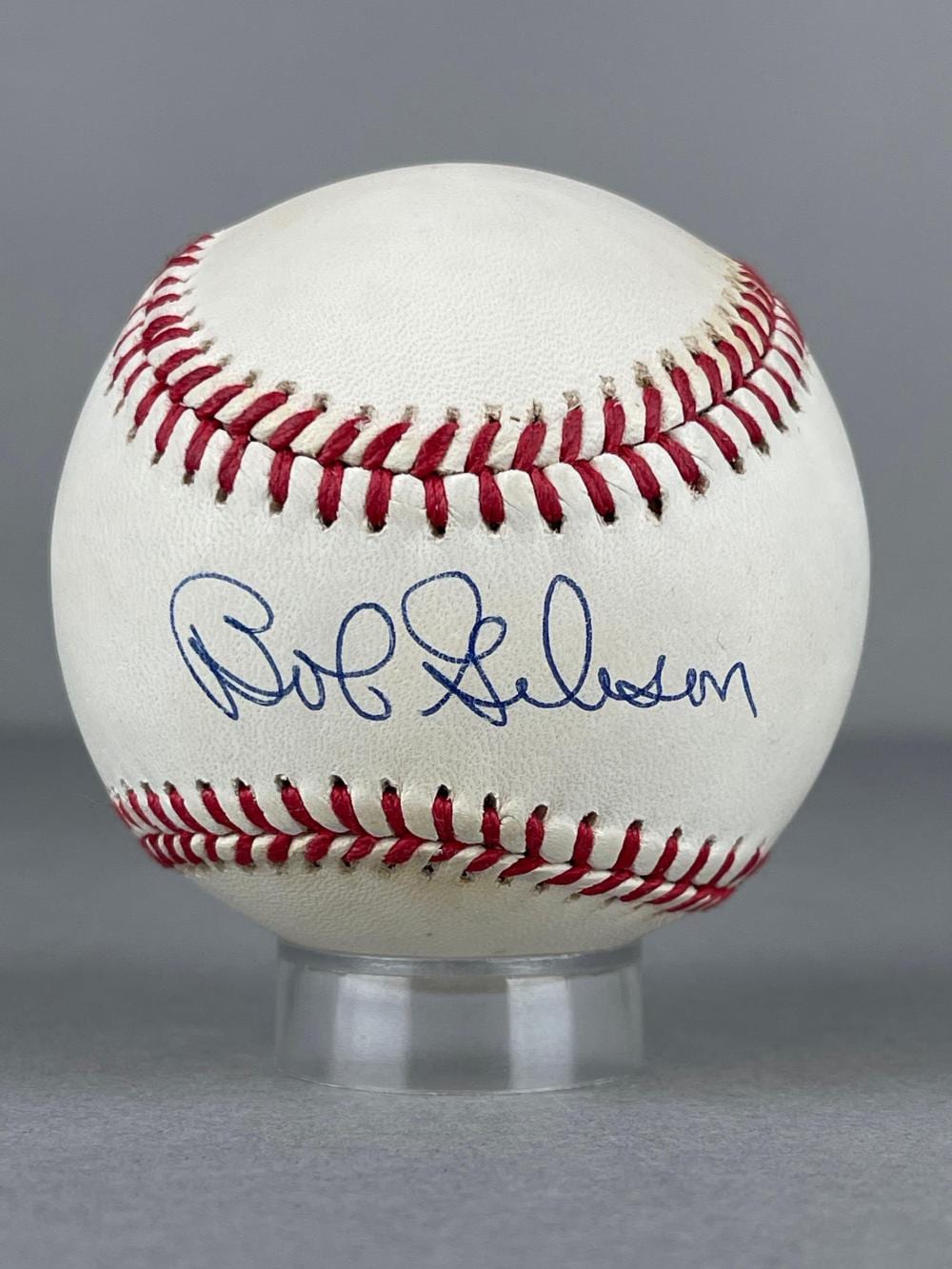 Bob Gibson comparable auction result: bob gibson signed official nl mlb rawlings baseball with jsa coa